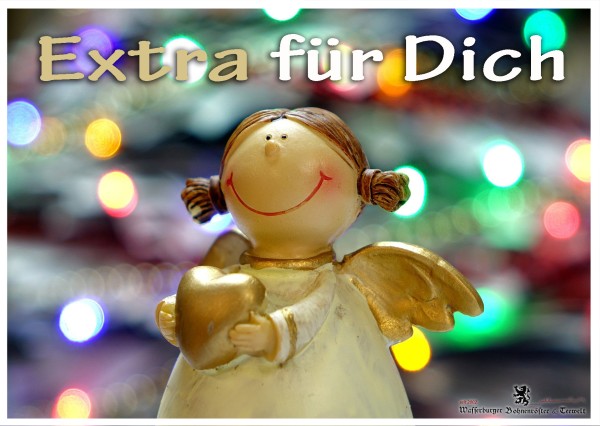 Grußkarte Weihnachten "Extra für Dich"