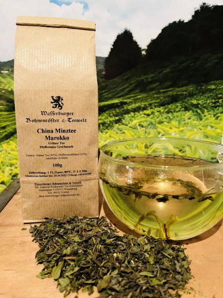 Aromatisierter Grüner Tee "Minute" Aufguss