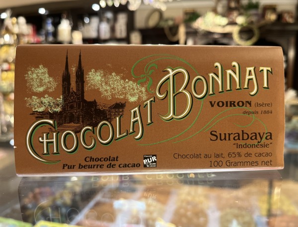 Chocolat Bonnat "Surabaya" 100g Tafel 65% mind. Kakao