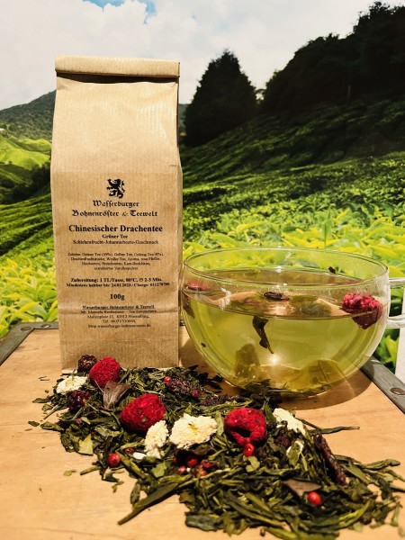 Aromatisierte Grüner Tee " Chinesischer Drachen" Aufguss